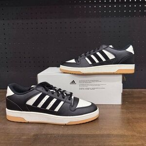New W/ Box! Men's Adidas Break Start Black White Basketball Sneakers Size 9.5